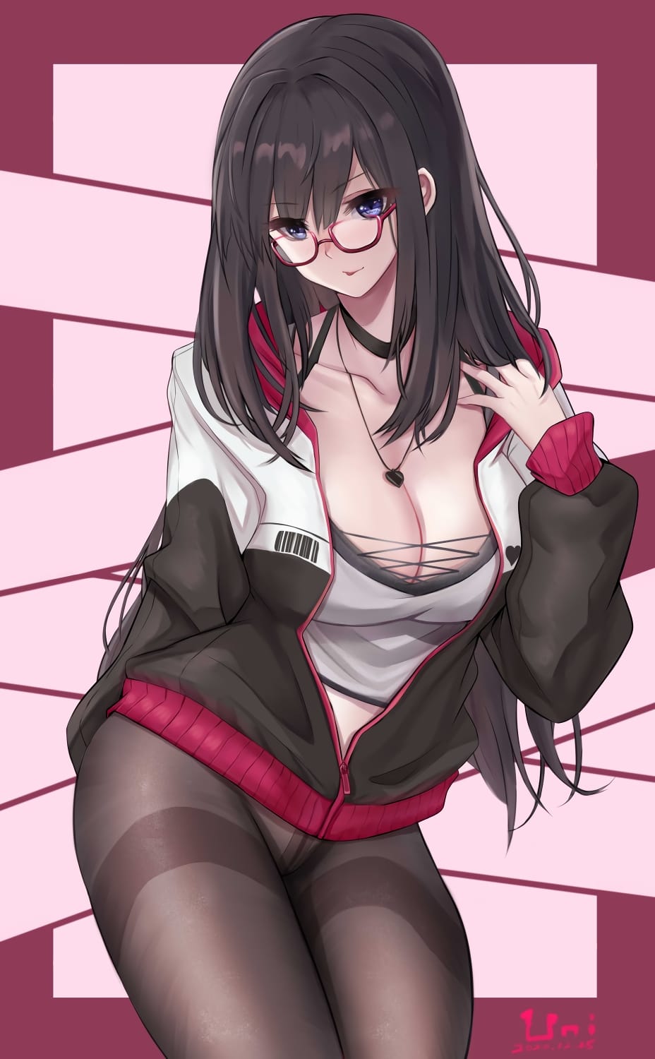 パンストを履いた二次元美少女のエロ画像 001