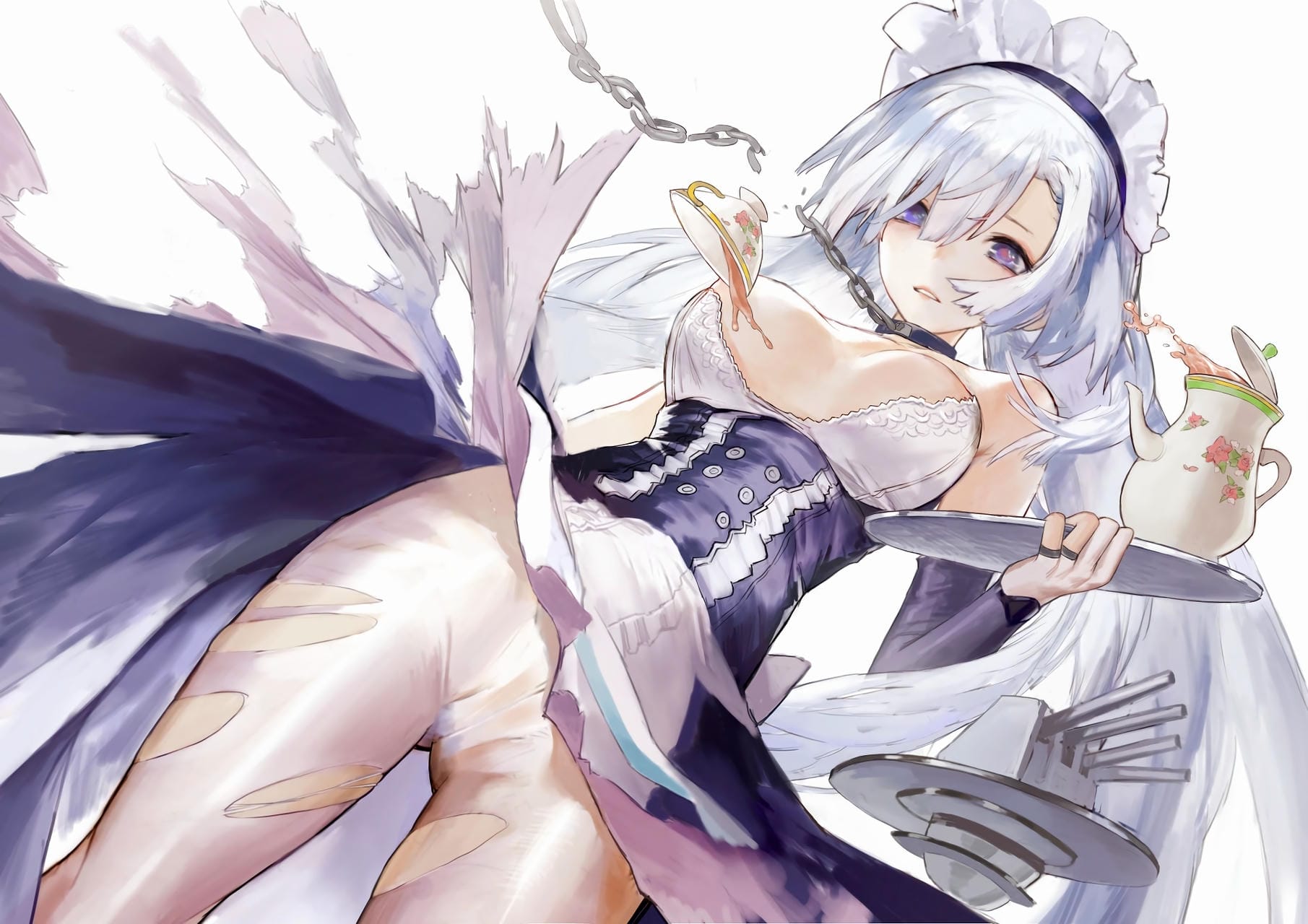 服が破れている二次元エロ画像 001