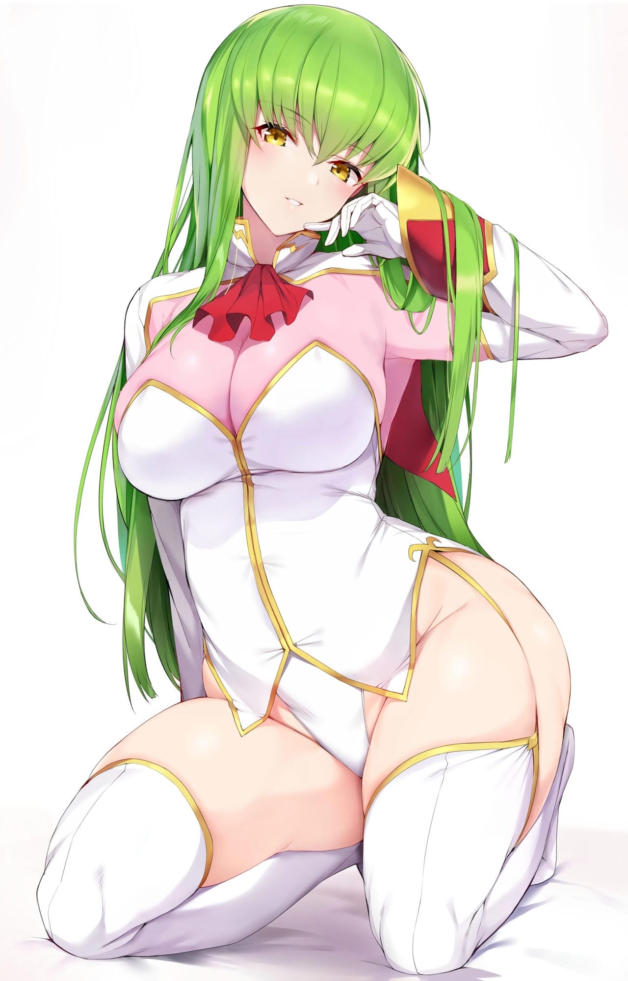 緑髪美少女のエロ画像 001