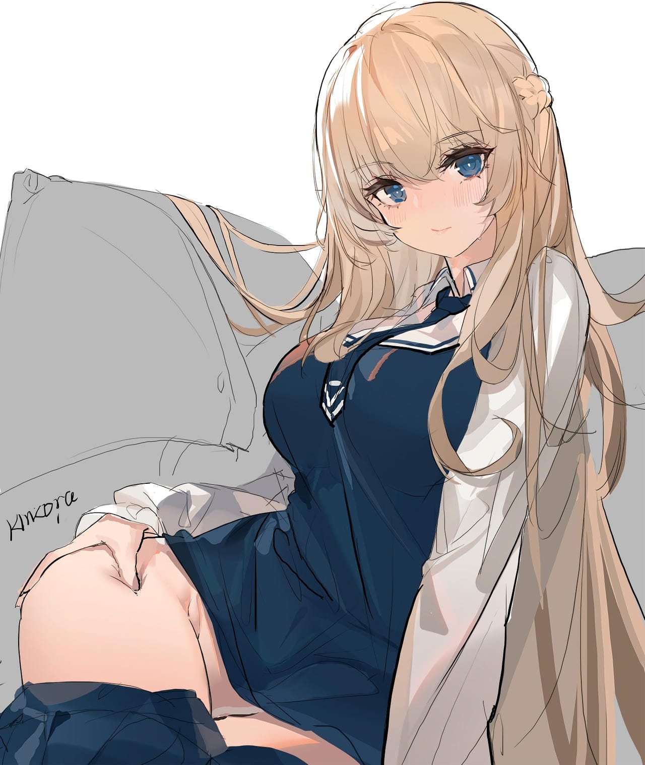 金髪美少女の二次元エロ画像 001