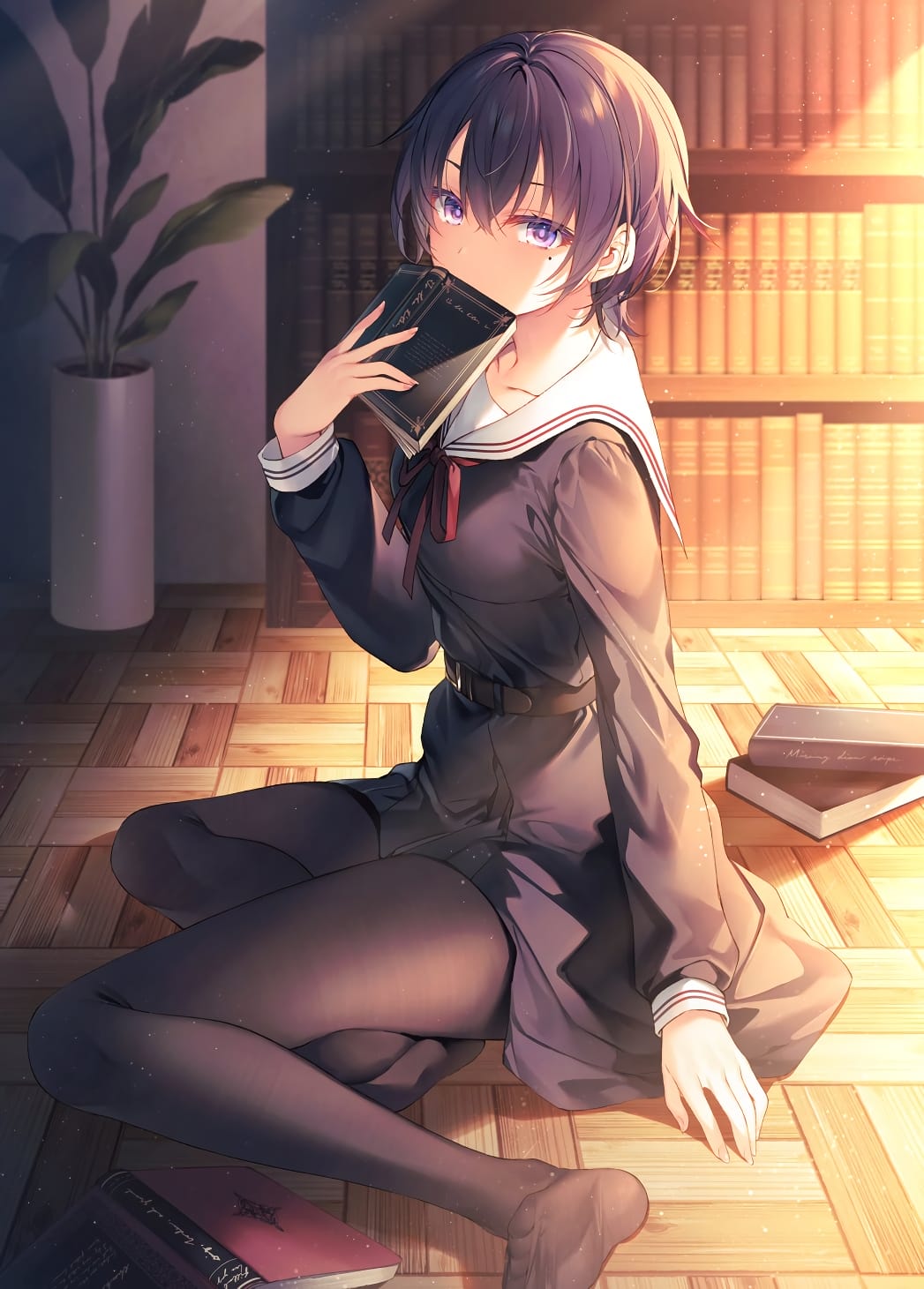 パンストを履いた二次元美少女のエロ画像 001