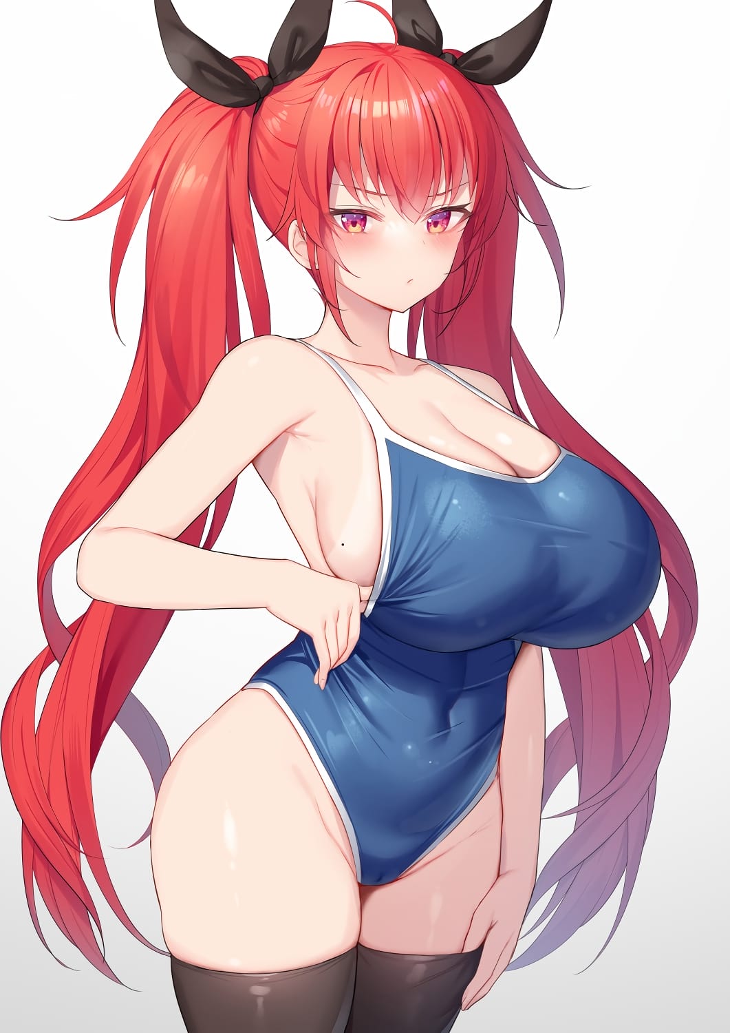 赤髪の二次元美少女のエロ画像 001