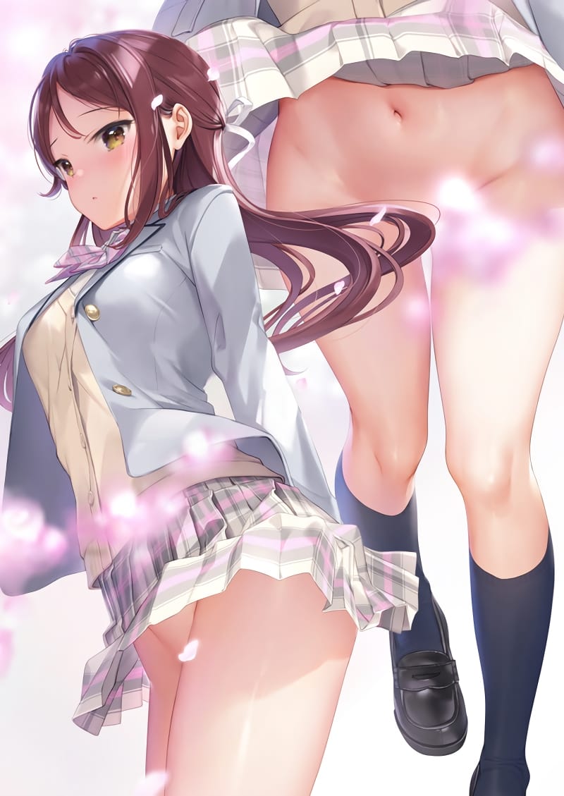 制服女子校生、JKの二次元エロ画像 001
